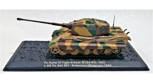 Tanque  Pz.kpfw Vi Tiger Ausf. B Escala 1/72 Die-cast