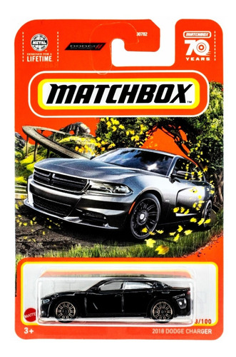 Matchbox Dodge Charger #13 2023 Negro