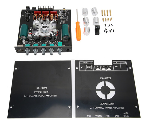 Placa Amplificadora De 2.1 Canales Bt Power Stereo Con Refri