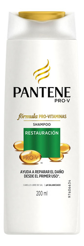 Shampoo Pantene Pro-V Restauración en botella de 200mL por 1 unidad