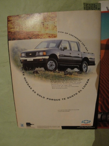 Publicidad Chevrolet Luv 4x4 Año 1996
