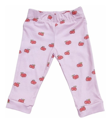 Imagen 2 de 3 de Conjunto Body C/estampa Y Pantalon Estampado Manzanitas