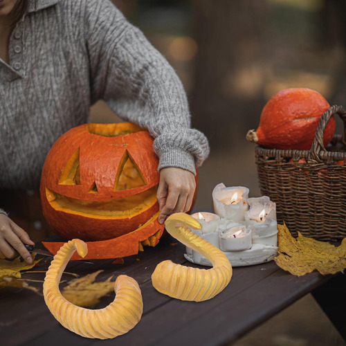 1 Par De Diademas Para Halloween, Gorro Con Forma De Cavel,