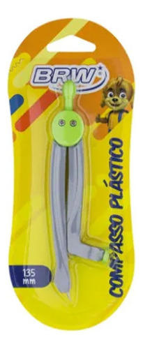 Compasso Escolar Plástico Com Suporte Para Lápis