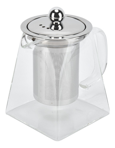 Tetera De Vidrio Transparente Extraíble 304