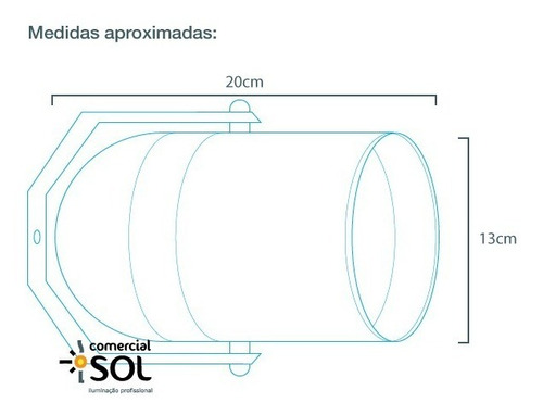 Imagem 2 de 7 de Canhão Refletor Par38 + Suporte + Filtro Colorido