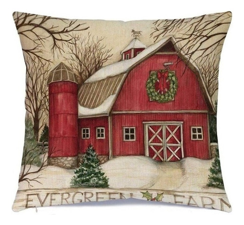 Fundas Para Cojines Cojín Decoración Navideña 45x45cm Paquet