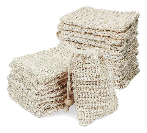 Para Paquete De 60 Bolsas Exfoliantes De Jabón, Jabón De
