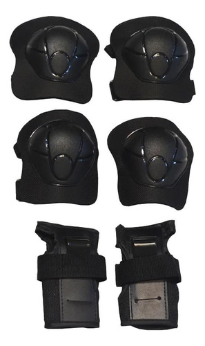 Atletic Services Rodilleras - Set Protección Rollers Ngro