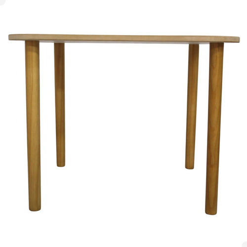 Conjunto De Mesa E Banquinhos Infantis Para Atividades Cor Branco