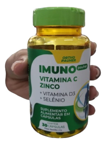 Suplemento Em Capsula Vitamina C C/ Zinco E Selênio 30 Caps