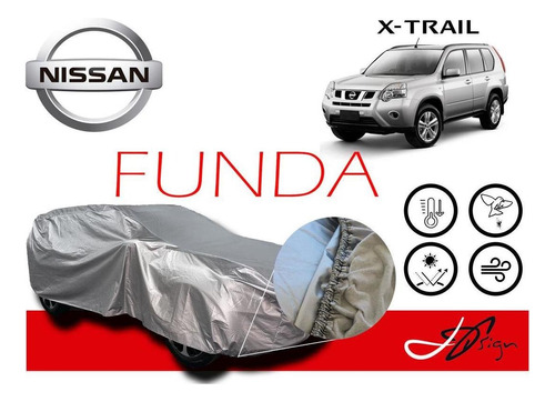Cover Impermeable Broche Afelpada Eua Nissan X-trail 11-14