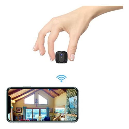 Mini Cámara Oculta Espía 4k Wifi Nanny Cam Wireless Pir Cáma