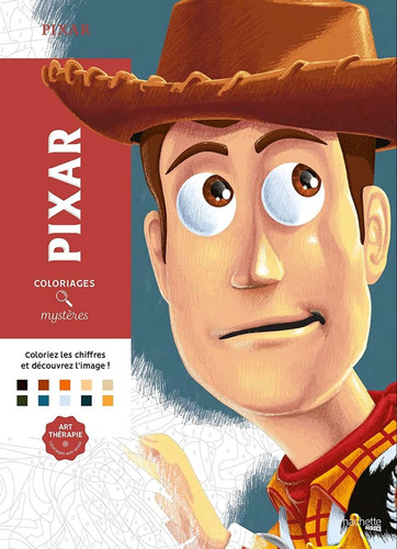 Libro Para Colorear Mosterios 100 Dibujos Pixar (frances)