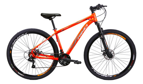 Bike 29 Rino Everest Freio Disk Shimano 24v - Cubo Roletado Cor Laranja