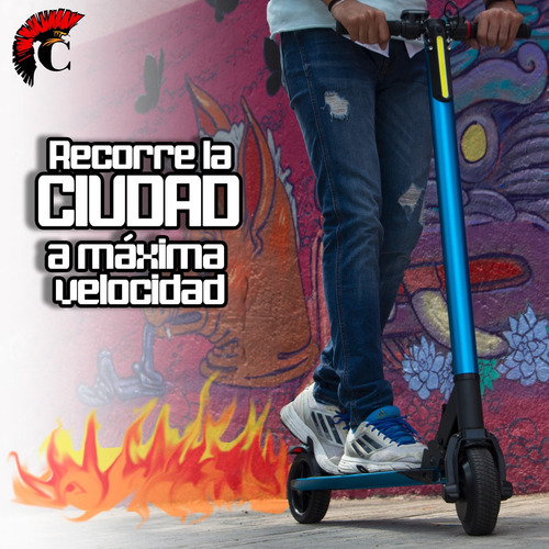 Scooter Electrico Patin Plegable 24 V 23 Km/h 250w