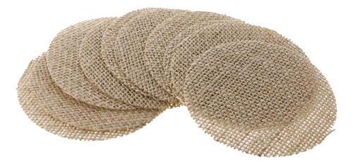 Conjunto De 10 Tapetes De Yute Para Decoración Del Hogar