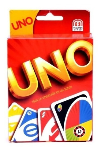 Uno Juego De Cartas Mattel Original Ruibal