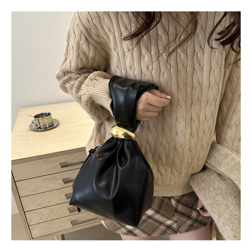 Bolso De Fiesta Simple Con Cierre Lateral De Pu Clutch