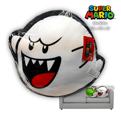 Cojín Almohada Boo - Super Mario Bros - Nintendo