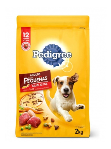 Pedigree Adulto Raza Pequeña 2 Kg 