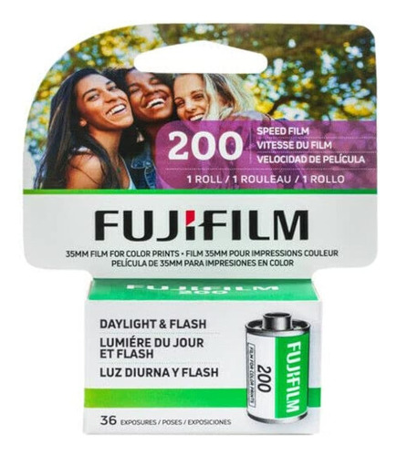 Fujifilm Fuji 200 Ca 36 Exposición Película Negativa De Colo