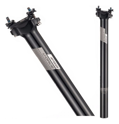 Canote Selim Fsa V-drive 31.6 Mm X 400 Mm Aluminio Cor Preto