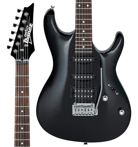 Guitarra Super Strato Ibanez Hss Gsa 60 Bkn