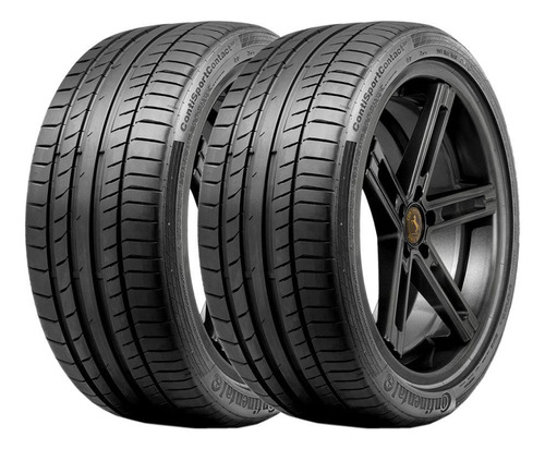 Kit 2 Pneus Continental 225/40r19 Contisportcontact 5 Rf 93y
