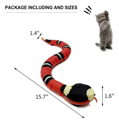 Juguete Usb 3d Para Gatos Con Forma De Serpiente Y Pez