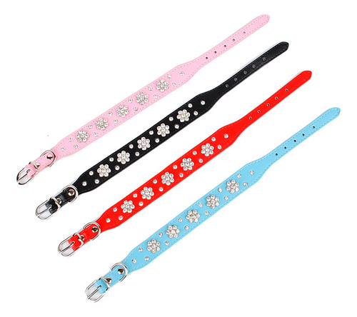 Collares De Piel Sintética Para Perros Pequeños, Medianos Y