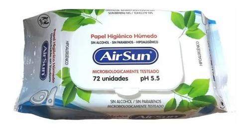 Airsun Papel Higienico X72 Unid. Con Tapa