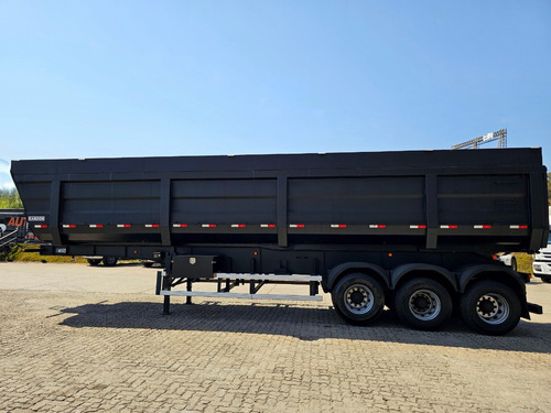 Carreta Caçamba Randon Basculante Aço 450 3e 40m³ C/12 Pneus