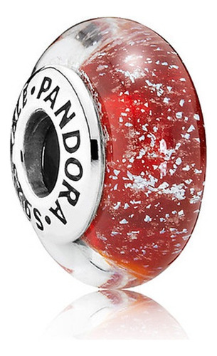 Charm Cristal Murano Blanca Nieves Para Pulsera Pandora