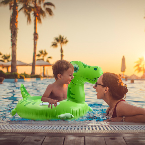 Hh Anillo De Natación Inflable Laughhe For Niños Con Doble