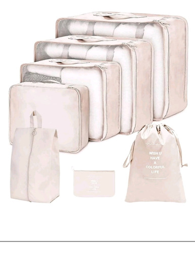 Set Organizadores De Maleta 7 Piezas Packing Cubes 