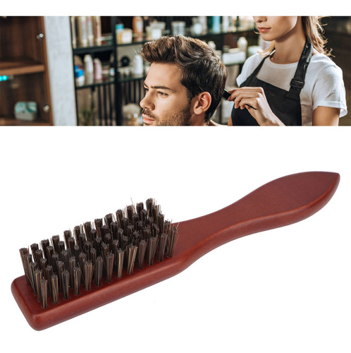 Cepillo De Limpieza Beard Barber Fade, Madera Compuesta De N