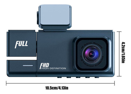 Grabadora De Coche Hd 1080p For Coche, Pantalla De 2 Pulgad