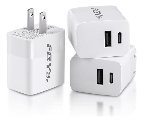 Fgy Cargador Pared Usb C Rapido Gan Ii 25 W Bloque Carga 14