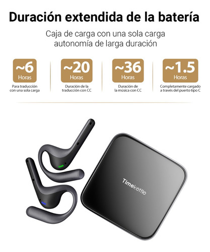 Auriculares Timekettle W4 Pro Ai Interpreter, Traducción De