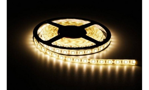 Imagem 3 de 4 de Fita 60led/m Smd 5050 12v Ip20 Branco Quente