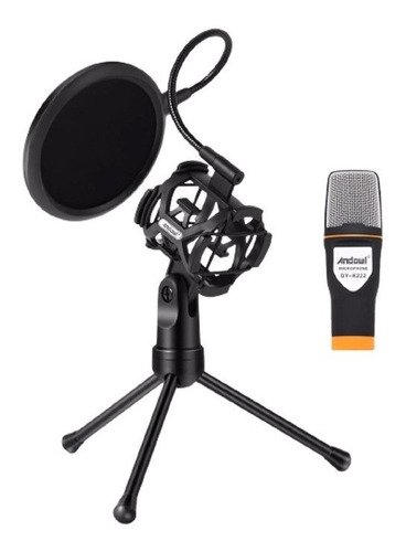Micrófono Profesional Con Condensador, Plug 3.5mm
