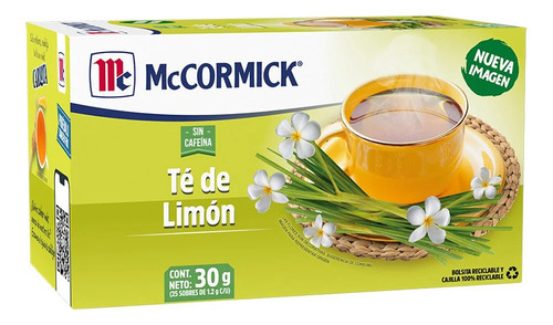 Té De Limón Mc Cormick 25 Sobres 30g