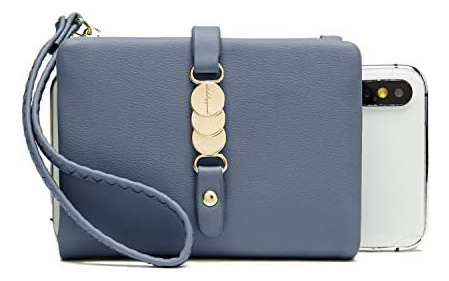 Aoxonel Carteras Para Mujer, Pequeña Pulsera Plegable Rfid,