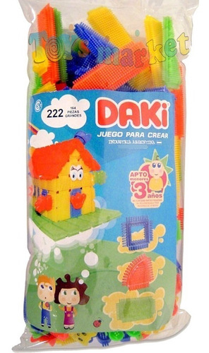 Daki 222 De 164 Piezas Bloques Para Menores De 3 Años