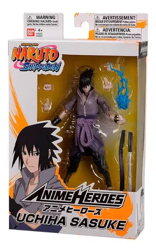 Boneco Sasuke Classico Não Articulado - Sasuke 18cm Naruto