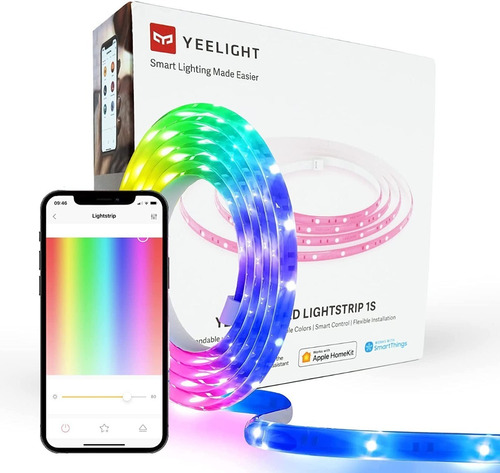 Yeelight Xiaomi Lightstrip 1s Homekit, Alexa & Google Home Color de la luz RGB
