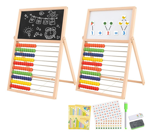 Ranqibo Wooden Abacus For Kids Math - Blackboard Blackboard