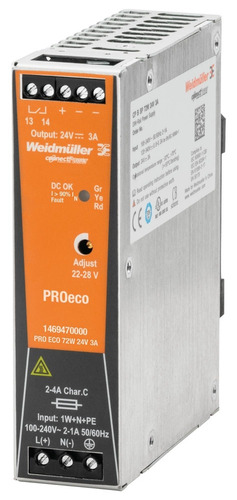 Eliminador Fuente De Voltaje 100-240v A 24v Weidmuller