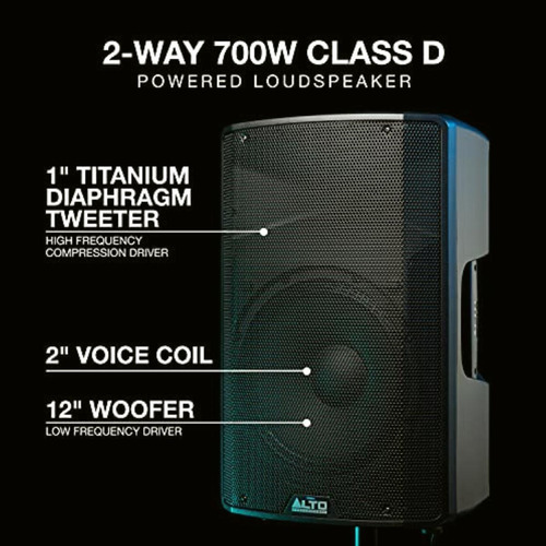 Alto Professional Tx312 Bocina Amplificada De 700 W, 12 Y 2